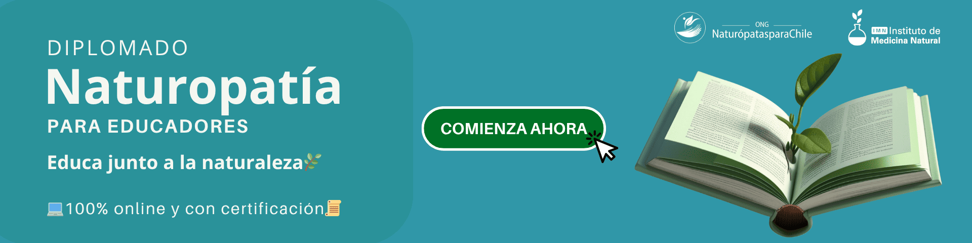Banner Naturopatía para Educadores