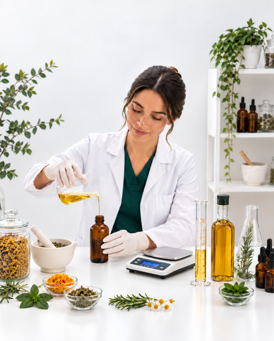 Elaboración de preparaciones herbales Móvil
