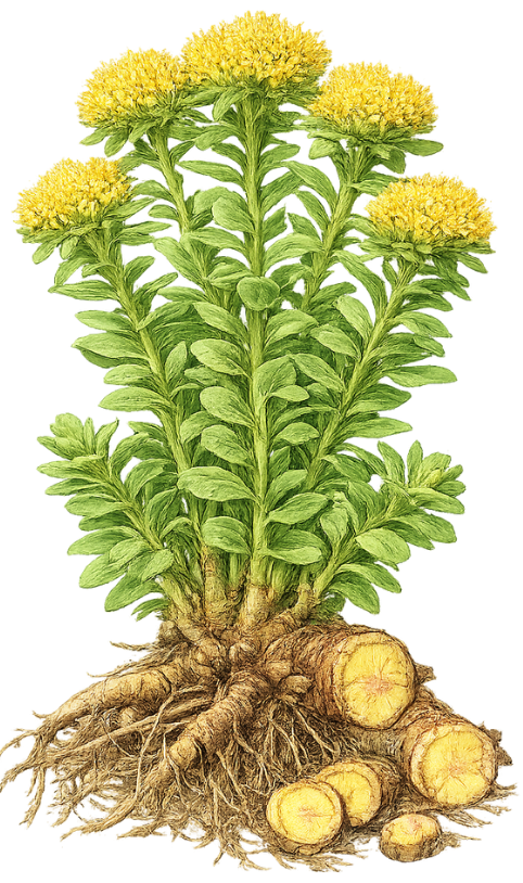 Rhodiola / Planta medicinal decorativa